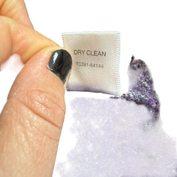 Pendleton Cardigan Sweater Womens Medium Purple Zip Front 100% Merino Wool - Picture 8 of 9